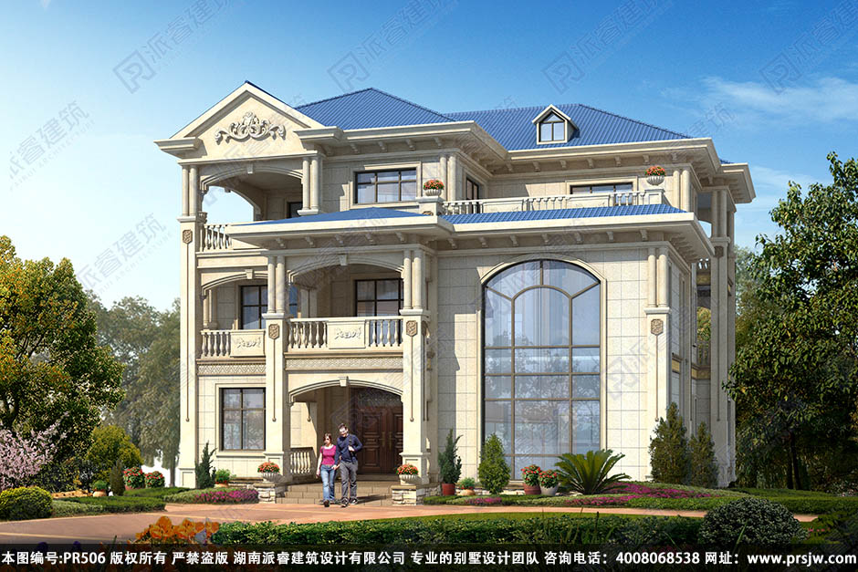 带旋转楼梯别墅图片pr506(1).jpg