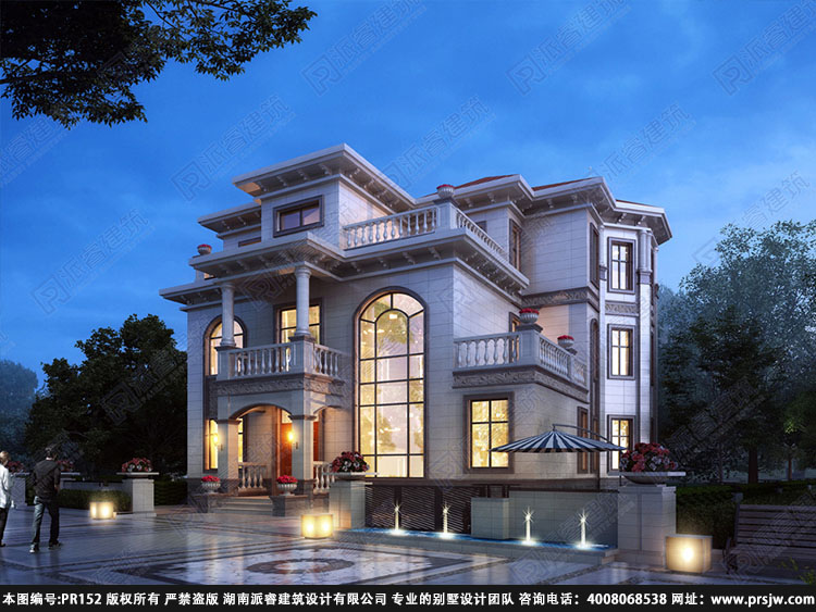 农村三层半自建房设计图纸PR152(4.jpg